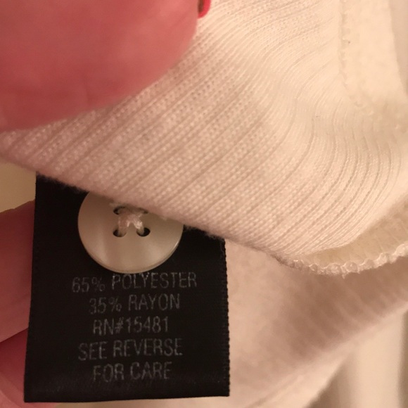 Men’s collared cream colored sweater - Picture 5 of 5